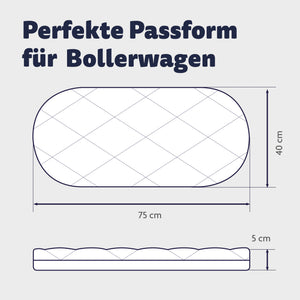 Wagon Mattress Allegro 75x40 cm