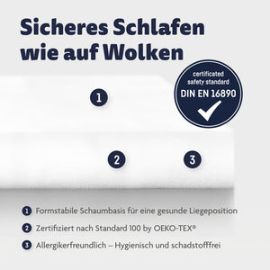 Bassinet Mattress Allegro 70x37 cm
