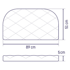 Dr. Lübbe Air Plus Co-sleeper Mattress 89x51 cm