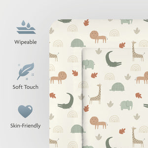 Wickelauflage "Softy", Wild Friends Allover