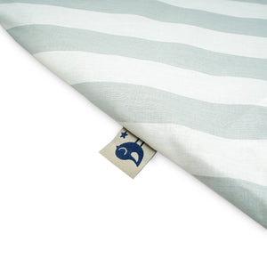 Stillkissenbezug mit Knopf, Organic Stripes