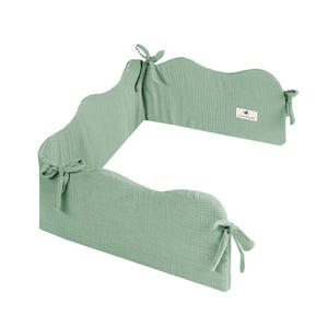 Nestchen Wave S aus Baumwollmusselin, Green