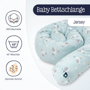 Jersey Bettschlange, Schnecke