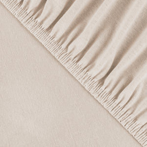 Jersey Spannbettlaken für Babymatratzen 60x120 bis 70x140cm, shell