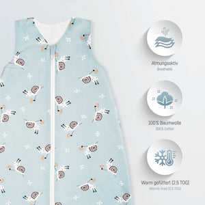 Jersey Schlafsack - Schnecke