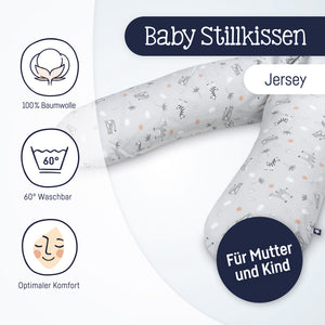 Jersey Stillkissen, Savanne Grau