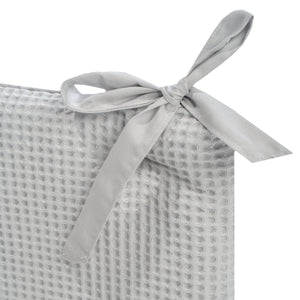 Nest waffle piqué light grey